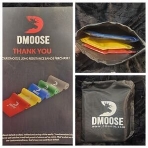 DMoose Resistance Band Set of 3, New in package